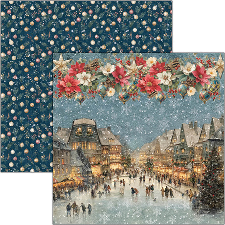Ciao Bella Merry & Bright 8x8 Inch Paper Pad (12pcs) - CBH098