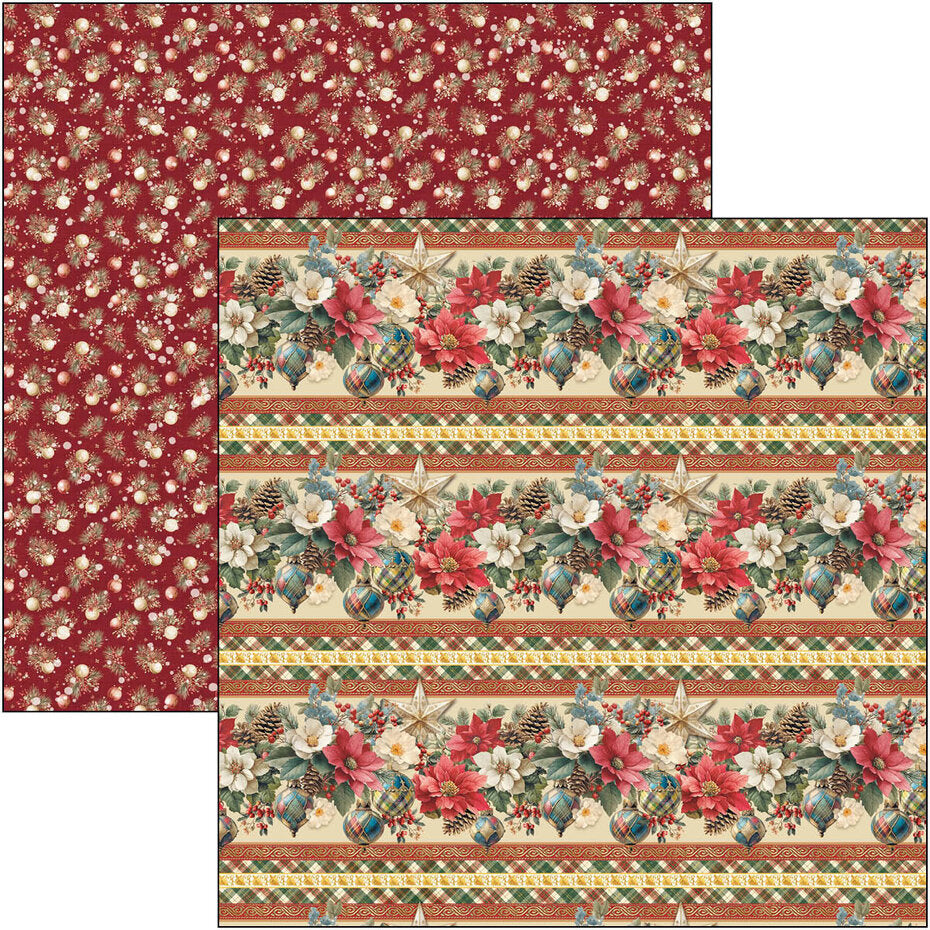 Ciao Bella Merry & Bright 8x8 Inch Paper Pad (12pcs) - CBH098