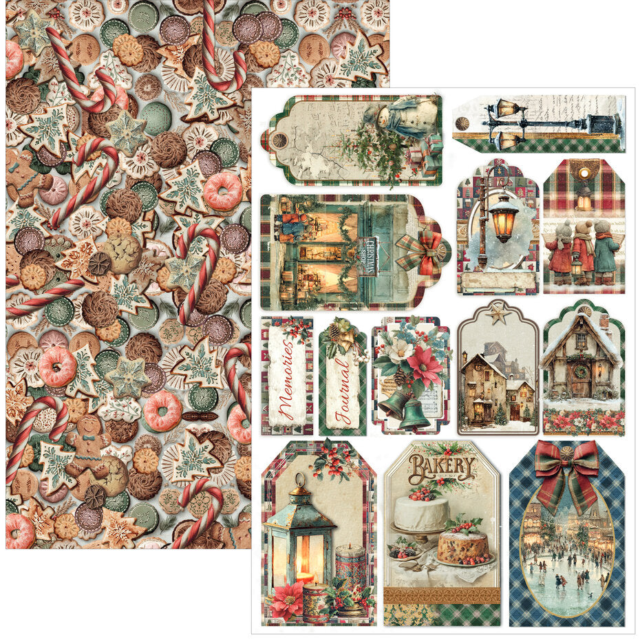 Ciao Bella Merry & Bright A4 Creative Pad (9pcs) - CBCL098