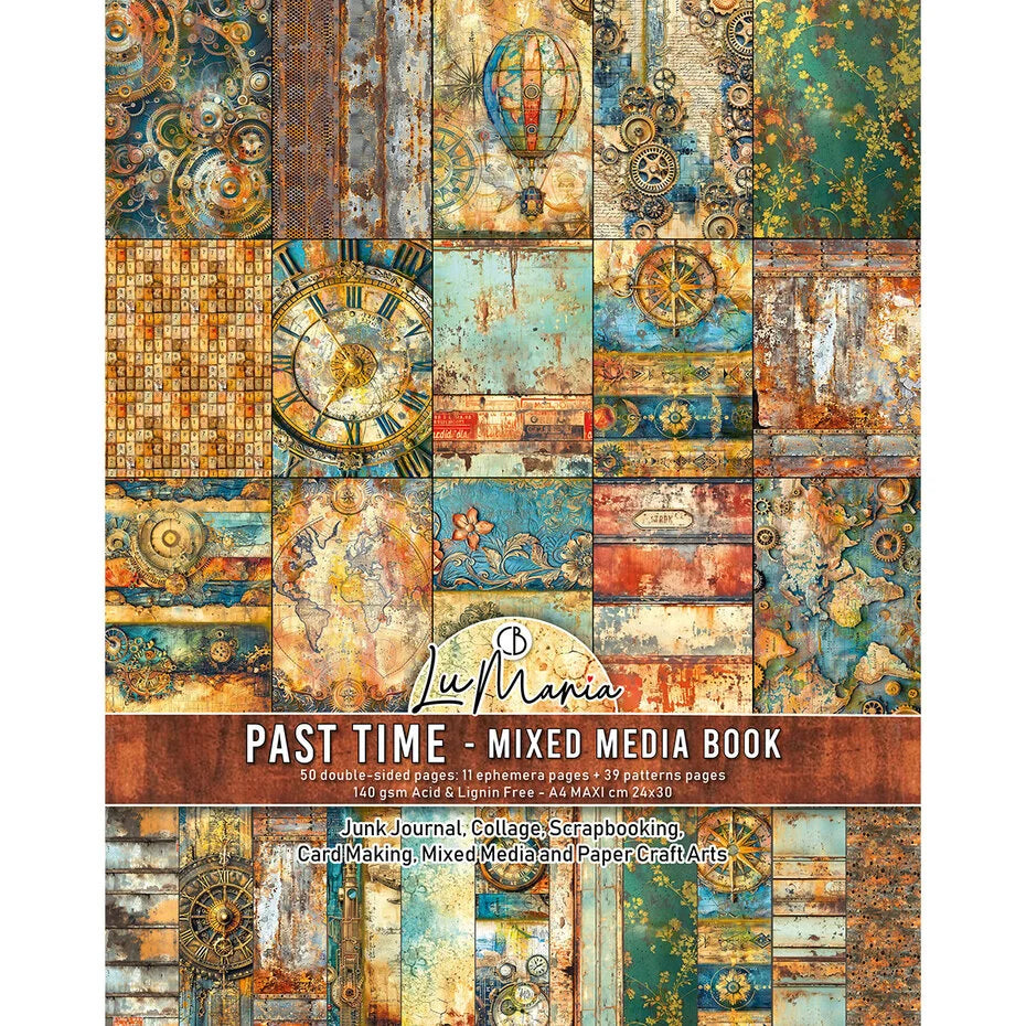 Ciao Bella Past Time A4 Maxi Mixed Media Book (MA004)