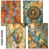 Ciao Bella Past Time Craftmix Mixed A5 Paper Pack (8pcs) (MC004)