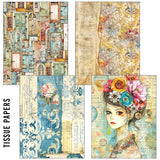 Ciao Bella Quintessential Craftmix Mixed A5 Paper Pack (8pcs) (MC003)