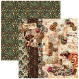 Ciao Bella The Chocolate Factory 12x12 Inch Paper Pad (12pcs) - CBPM100