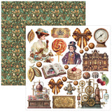 Ciao Bella The Chocolate Factory 6x6 Inch Fussy Cut Pad (24pcs) - CBQE100