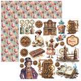 Ciao Bella The Chocolate Factory 6x6 Inch Fussy Cut Pad (24pcs) - CBQE100