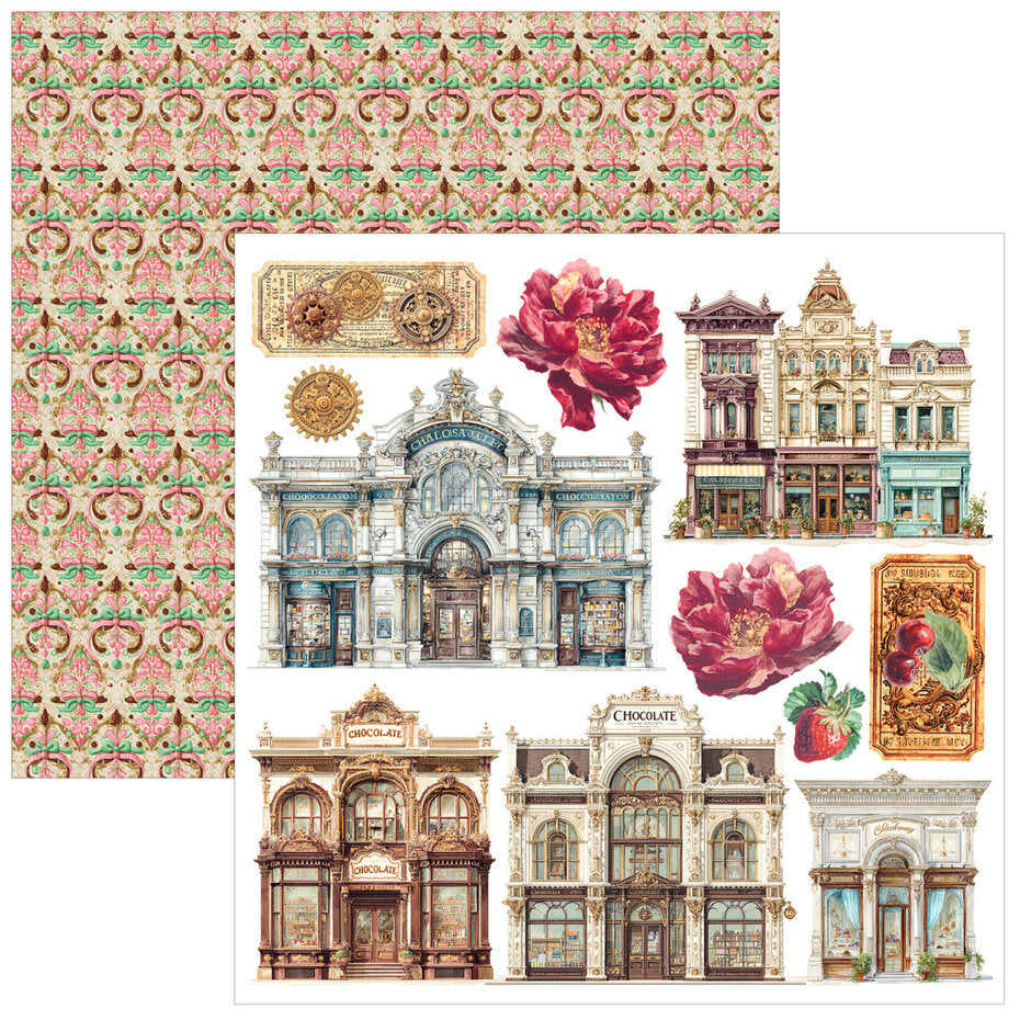Ciao Bella The Chocolate Factory 6x6 Inch Fussy Cut Pad (24pcs) - CBQE100