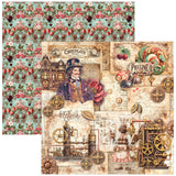 Ciao Bella The Chocolate Factory 12x12 Inch Patterns Pad (8pcs) - CBT100