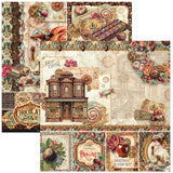 Ciao Bella The Chocolate Factory 12x12 Inch Patterns Pad (8pcs) - CBT100