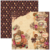 Ciao Bella The Chocolate Factory 12x12 Inch Patterns Pad (8pcs) - CBT100