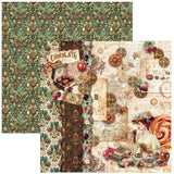 Ciao Bella The Chocolate Factory 12x12 Inch Patterns Pad (8pcs) - CBT100