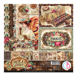Ciao Bella The Chocolate Factory 8x8 Inch Paper Pad (12pcs) - CBH100