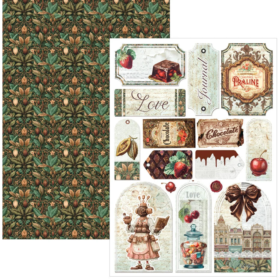 Ciao Bella The Chocolate Factory A4 Creative Pad (9pcs) - CBCL100