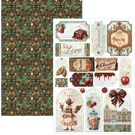 Ciao Bella The Chocolate Factory A4 Creative Pad (9pcs) - CBCL100