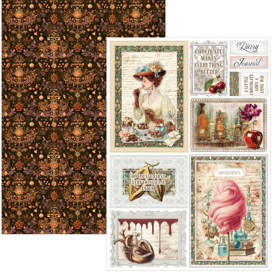 Ciao Bella The Chocolate Factory A4 Creative Pad (9pcs) - CBCL100