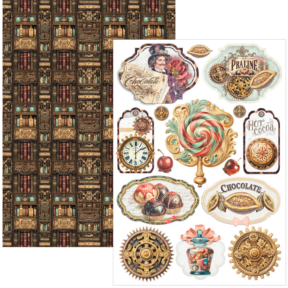 Ciao Bella The Chocolate Factory A4 Creative Pad (9pcs) - CBCL100