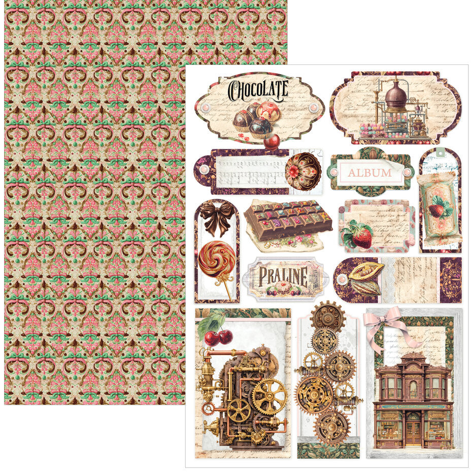 Ciao Bella The Chocolate Factory A4 Creative Pad (9pcs) - CBCL100
