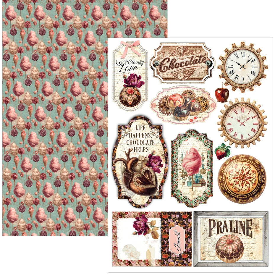 Ciao Bella The Chocolate Factory A4 Creative Pad (9pcs) - CBCL100