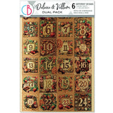 Ciao Bella The Chocolate Factory A4 Deluxe Paper Silver & Vellum Dual Pack Mixed (6pcs) - CBX013
