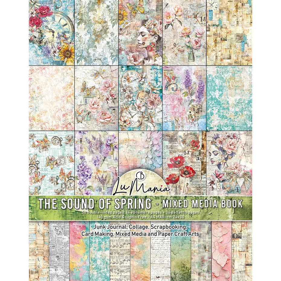 Ciao Bella The Sound of Spring A4 Maxi Mixed Media Book MA009