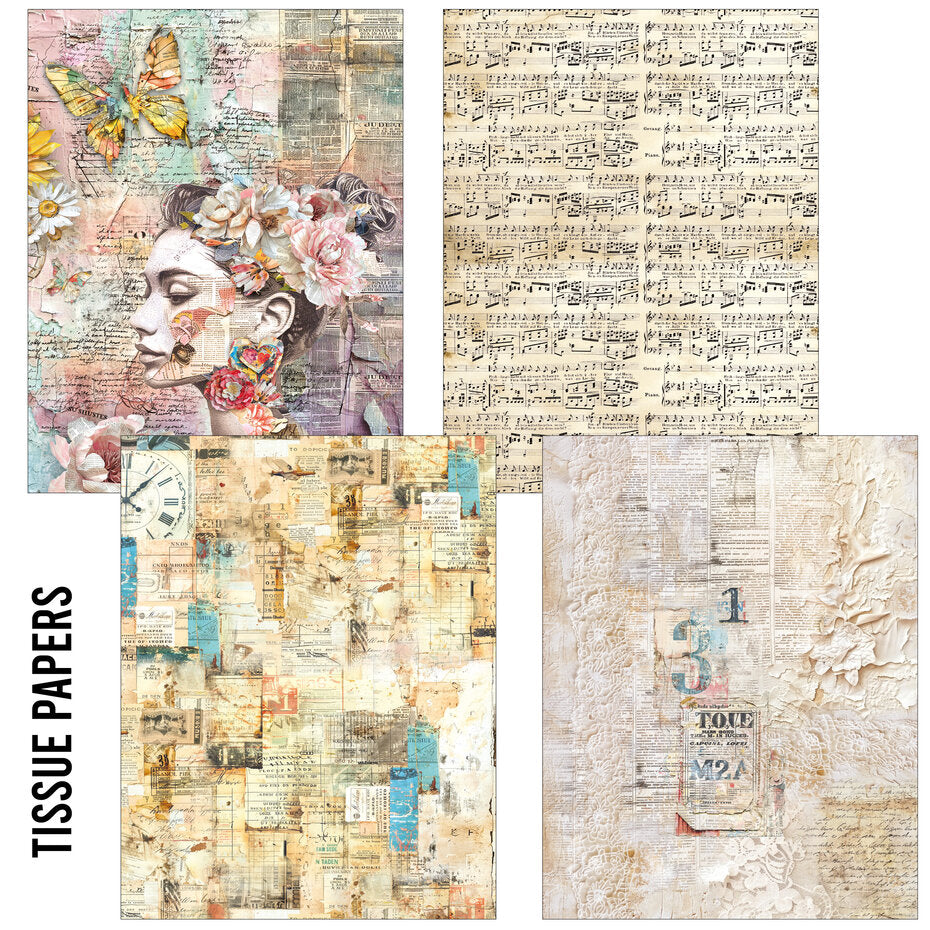 Ciao Bella The Sound of Spring Craftmix Mixed A5 Paper Pack (8pcs) MC009