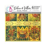 Ciao Bella Toy Shop 6x6 Inch Deluxe Paper Gold & Vellum Dual Pack Mixed (6pcs) (CBXQ002)