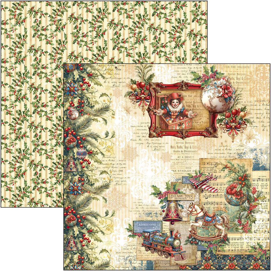 Ciao Bella Toy Shop 8x8 Inch Paper Pad (12pcs) (CBH089)