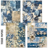 Ciao Bella Urban Blue Denim Craftmix Mixed A5 Paper Pack (8pcs) (MC002)