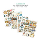 Ciao Bella Wanderlust A4 Junk Journal Ephemera Book (32pcs) (CBB006)