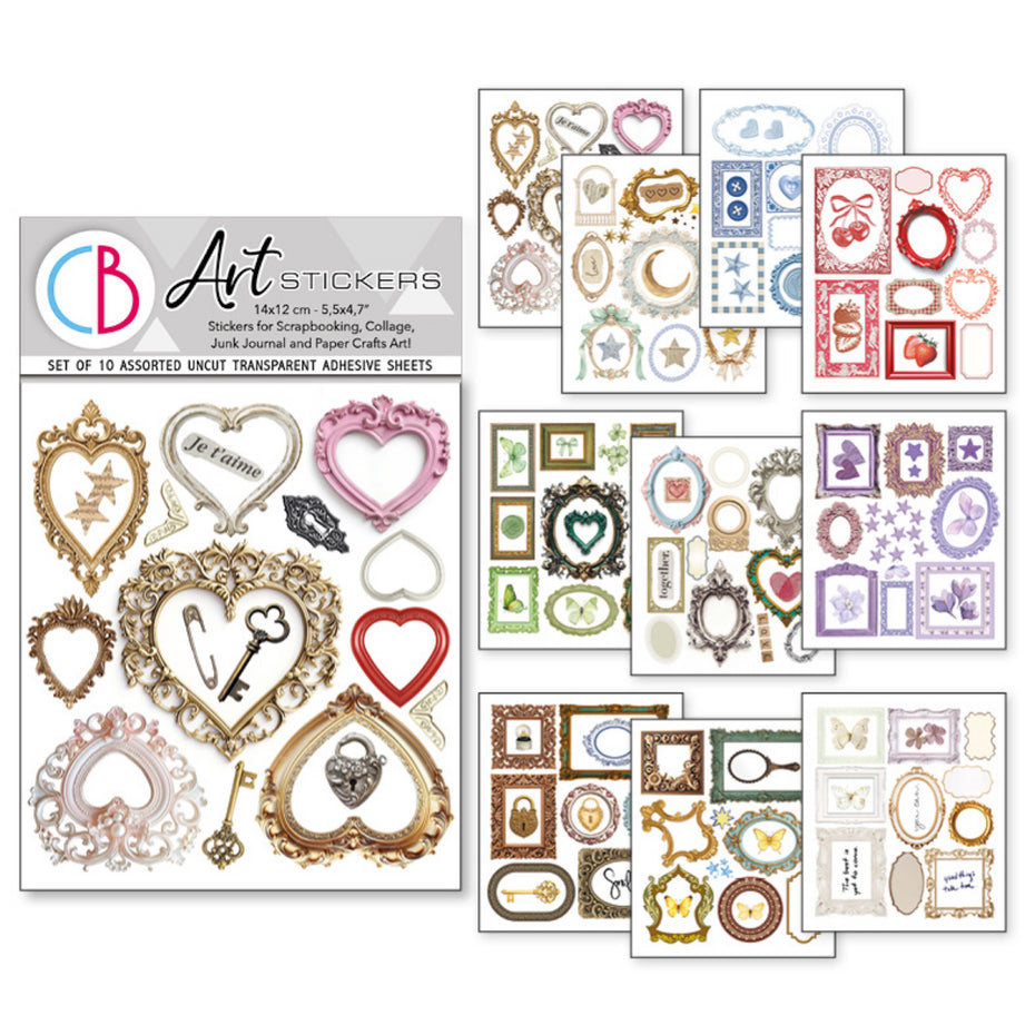 Ciao Bella Whisper Frames Stickers (MB010)