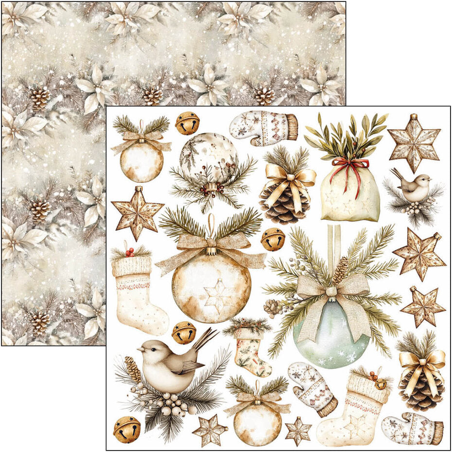 Ciao Bella Winter Season 6x6 Inch Fussy Cut Pad (24pcs) (CBQE088)