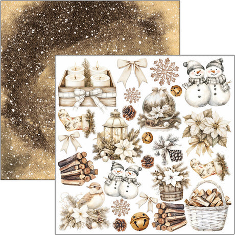 Ciao Bella Winter Season 6x6 Inch Fussy Cut Pad (24pcs) (CBQE088)