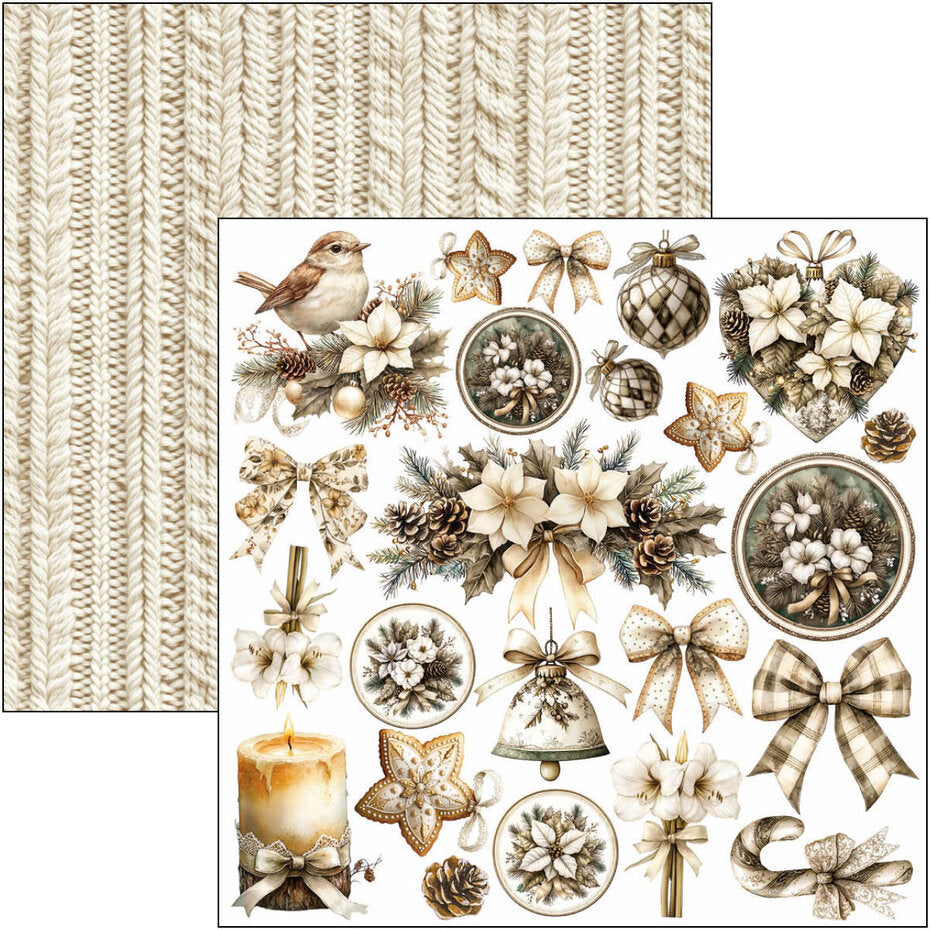 Ciao Bella Winter Season 6x6 Inch Fussy Cut Pad (24pcs) (CBQE088)