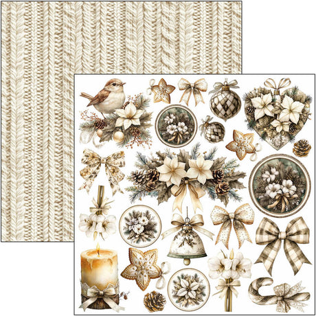 Ciao Bella Winter Season 6x6 Inch Fussy Cut Pad (24pcs) (CBQE088)