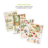Ciao Bella Woodland Party A4 Junk Journal Ephemera Book (32pcs) (CBB011)