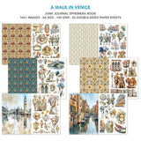 Ciao Bella A Walk in Venice A4 Junk Journal Ephemera Book (32pcs) (CBB023)* damaged corner