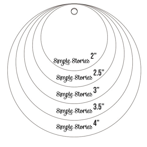 Simple Stories Circle Photo Crops - 4079