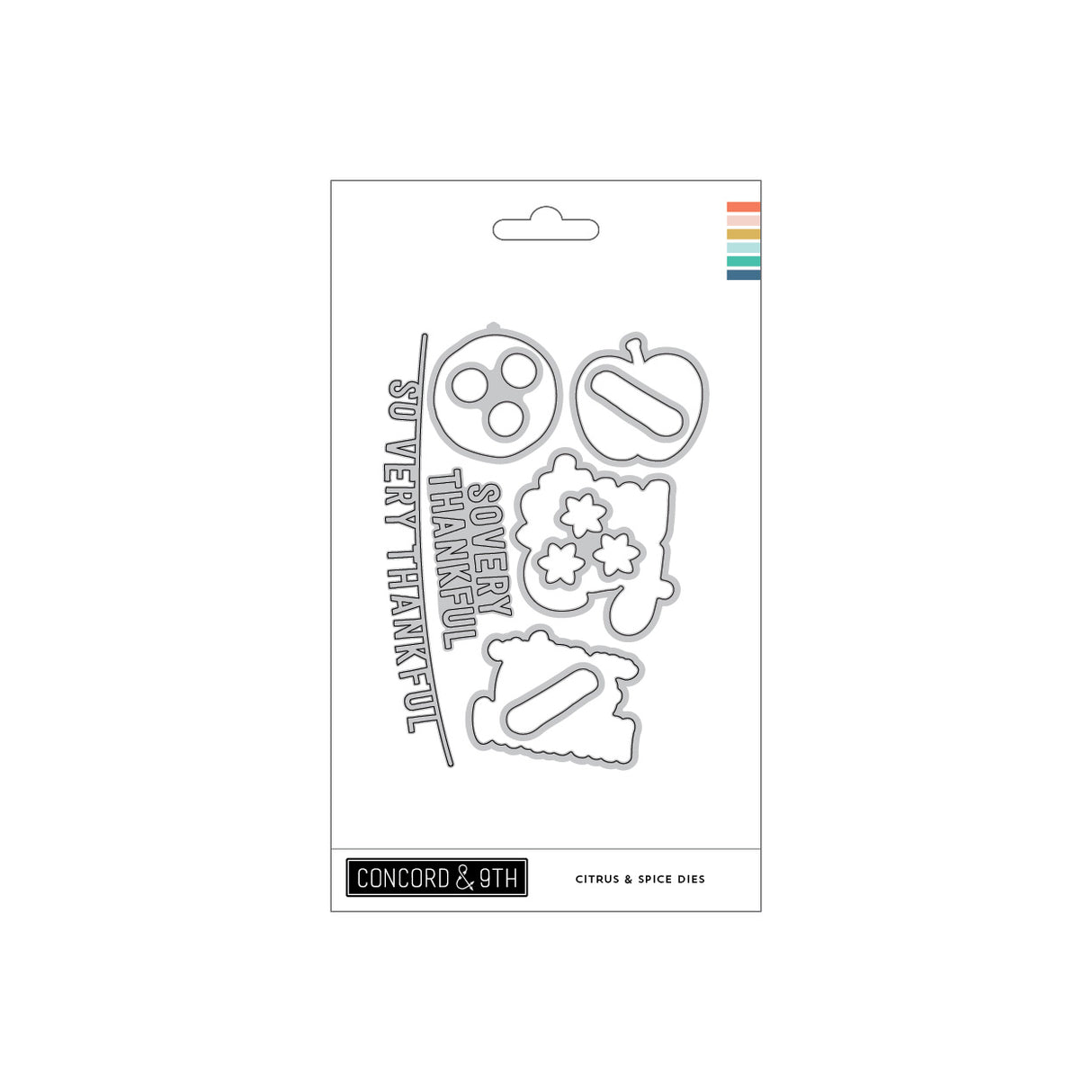 Concord & 9th Citrus & Spice Stamp Set (6 x 6) & Die Bundle