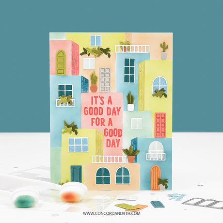 Concord & 9th City Block Stamp Set/ Die Bundle