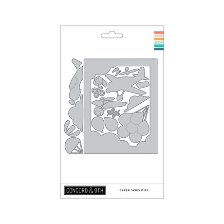 Concord & 9th Clear Skies Stamp Set  (4 x 4) & Die Bundle
