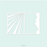 Concord & 9th Clear Skies Stencil (1 qty; 6 x 9)