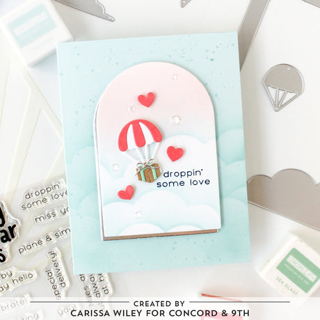 Concord & 9th Clear Skies Stamp Set  (4 x 4) & Die Bundle
