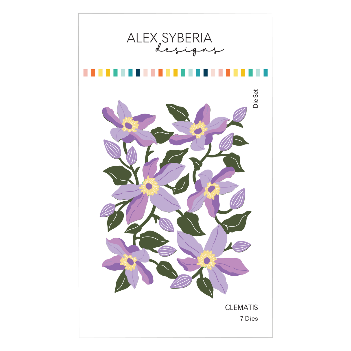 Alex Syberia Designs Clematis Die Set ASD-D-214