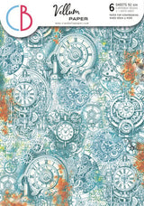 Ciao Bella Coral Reef A4 Vellum Paper Patterns (6pcs) (CBV017)