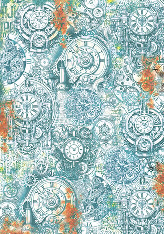 Ciao Bella Coral Reef A4 Vellum Paper Patterns (6pcs) (CBV017)