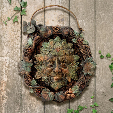 Katy Sue Designs Cosmic Shimmer Forest Leaf Green Man Silicone Mould