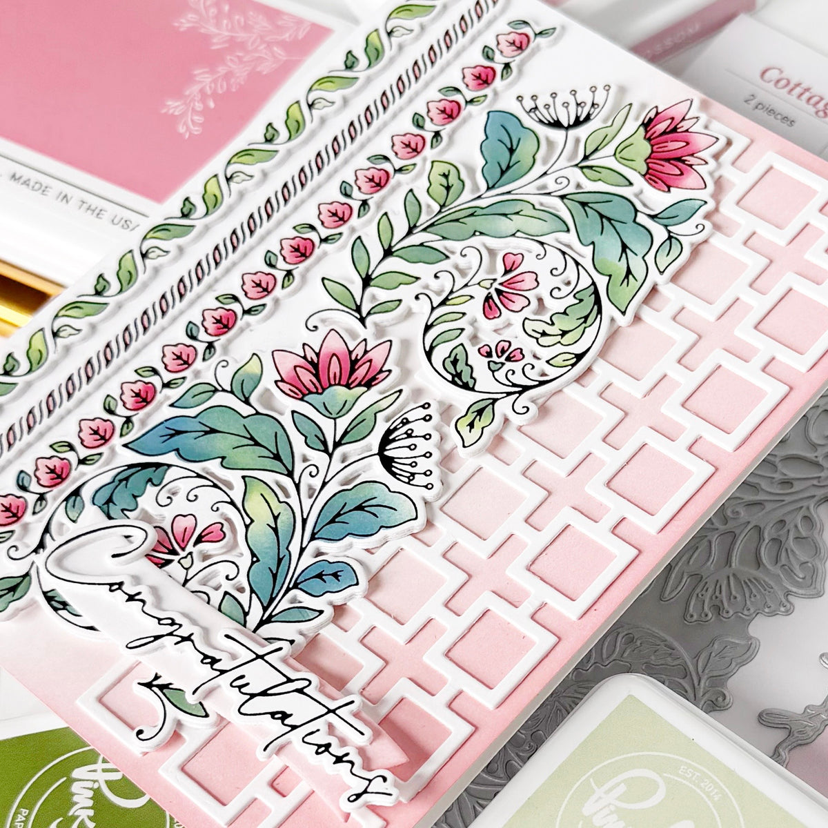 Pinkfresh Studio Square Play coverplate die