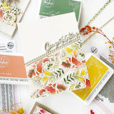 Pinkfresh Studio Cottage Flourish stencil Stamp and Die Bundle