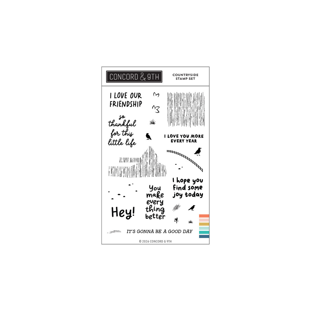 Concord & 9th Countryside Stamp & Die Bundle