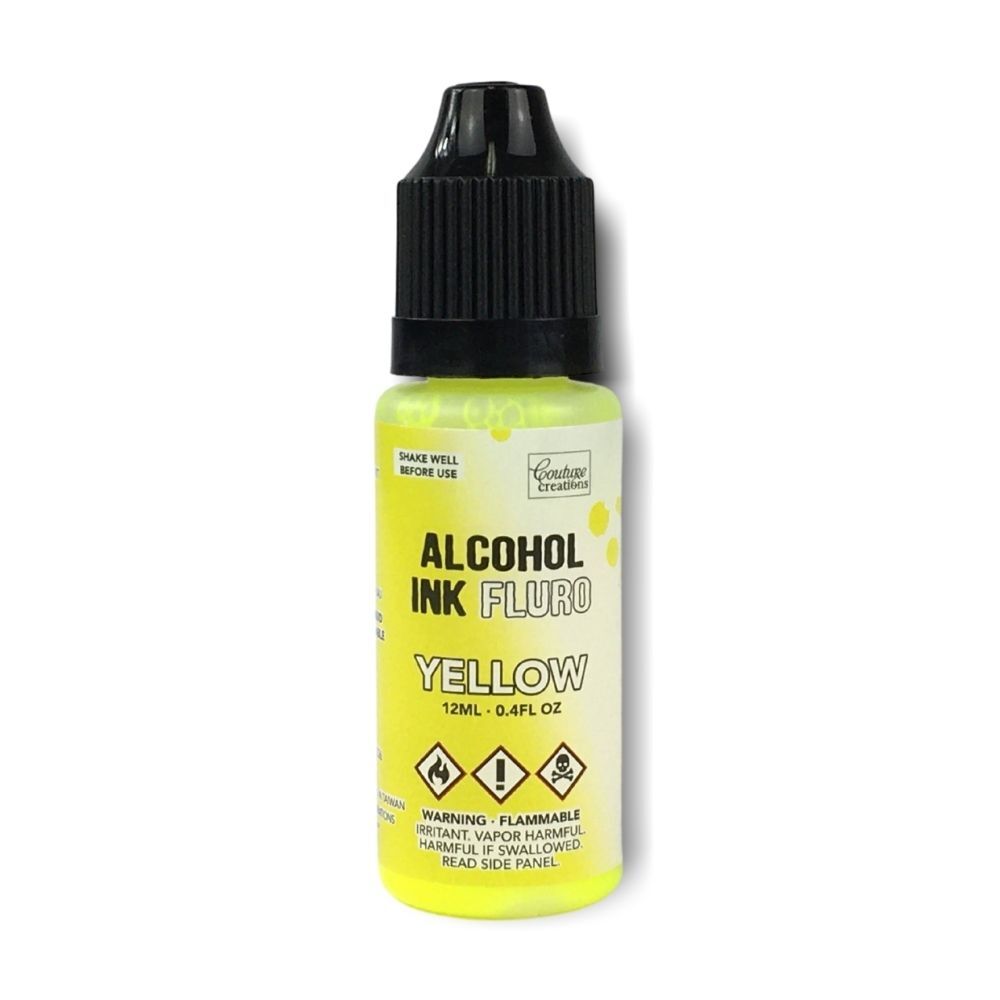 Couture Creations Alcohol Ink A Ink Fluro - Yellow - 12mL