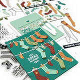 Concord & 9th Cozy Toes Stamp Set (4 x 8) & Die Bundle